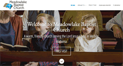Desktop Screenshot of meadowlakebaptist.com