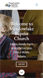 Mobile Screenshot of meadowlakebaptist.com